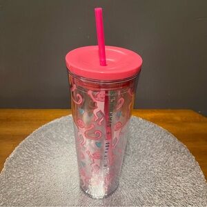 Starbucks Roller Rabbit 24oz Tumbler with Straw NWT last one